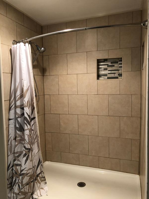 Shower rod installation — Triangle Home Handyman, Apex NC